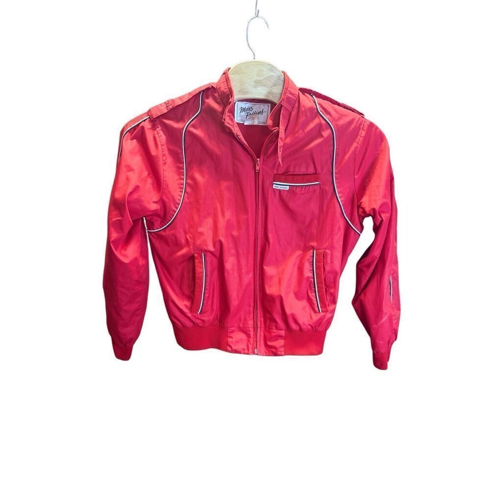 Marc Robbins Large (L) Red Racer Vintage Jacket